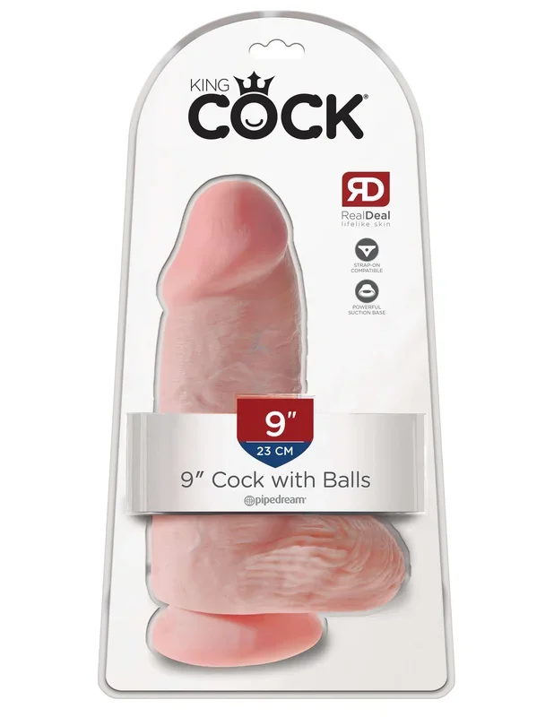 King Cock Chubby Dildo 9 inches – Vanilla