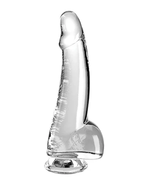 King Cock Clear 7.5″ Cock w/Balls – Clear