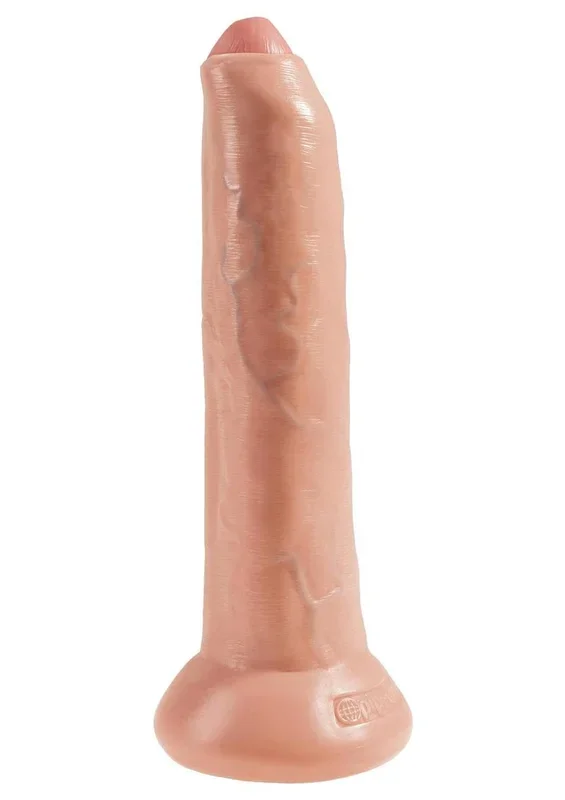 King Cock Uncut Dildo 9in – Vanilla
