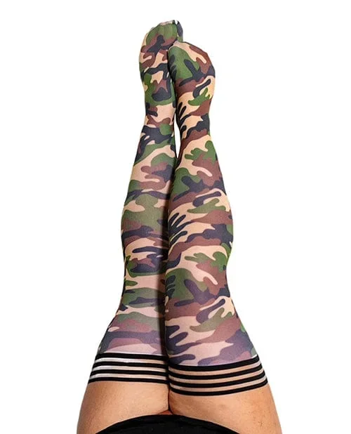 Kix’ies Alex Thigh High Camouflage C