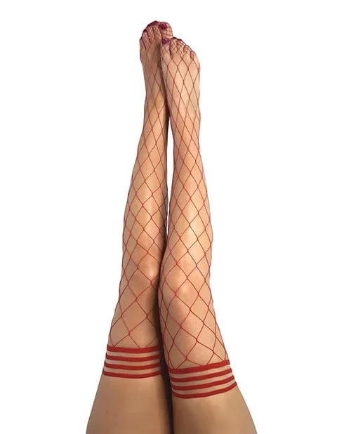 Kix’ies Claudia Large Net Fishnet Thigh Highs