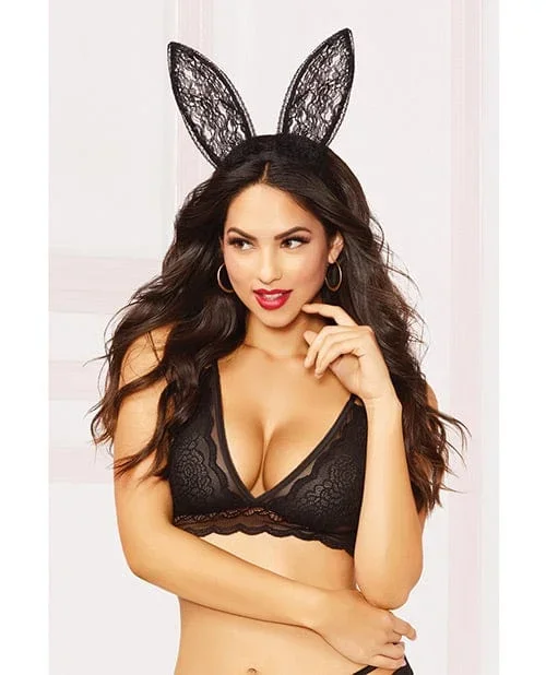 Lace Bunny Ears One Size Fits Most