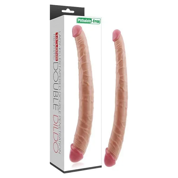 Lady-Killer Tapered Double Dildo – Flesh 35.5 cm (14”) Double Dong