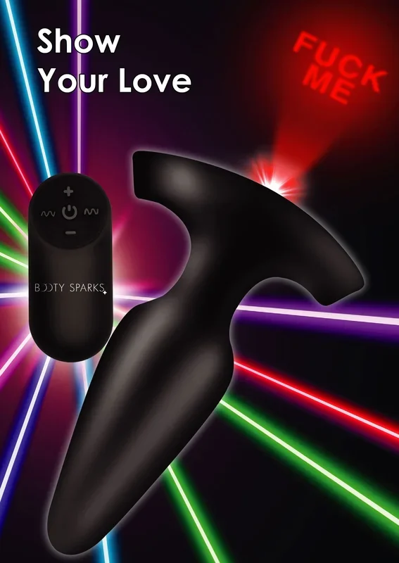 Laser Anal Plug with Remote Control and Pulsating Vibration