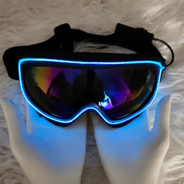 LED Sporty Glasses – Blue