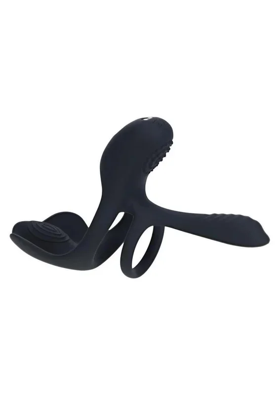 Levelz Triple Motor Vibrating Silicone Rechargeable Cock Ring