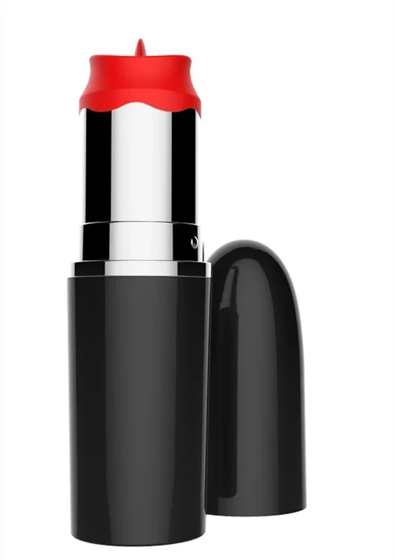 LickStick Rechargeable Lipstick Vibrator High-Speed Licking Tongue