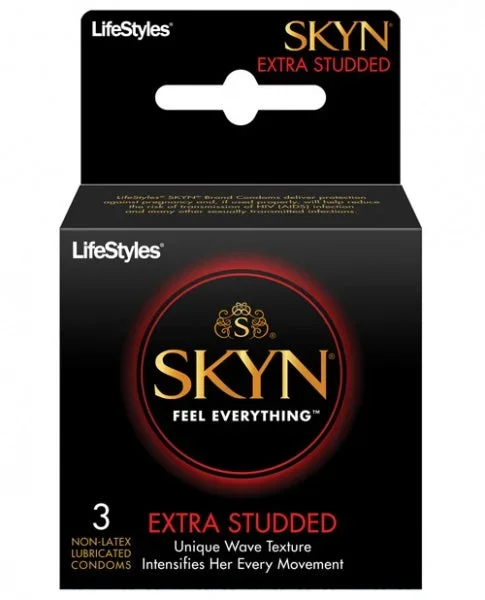 Lifestyles SKYN Extra Studded – Pack of 3