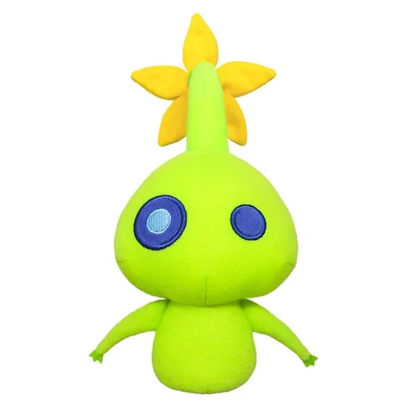 Little Buddy 1988 Glow Pikmin Plush, 9″
