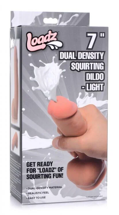 Loadz 7-Inch Realistic Squirting Dildo: Lifelike Pleasure in a Petite Package