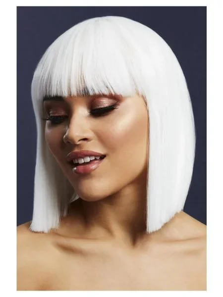Lola Wig Bob – White