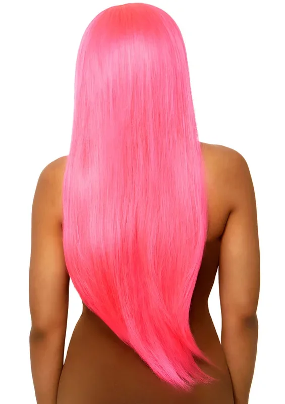 Long Straight Wig 33 Inch – Pink