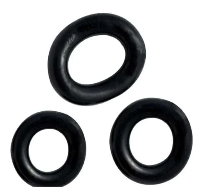 Lords of the Ring Frodo Cock Ring Black 3 Pack