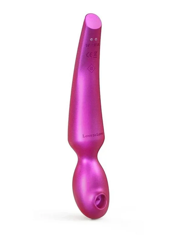 Love to Love Pleaser Silicone Rechargeable Clitoral Stimulator – Iridescent