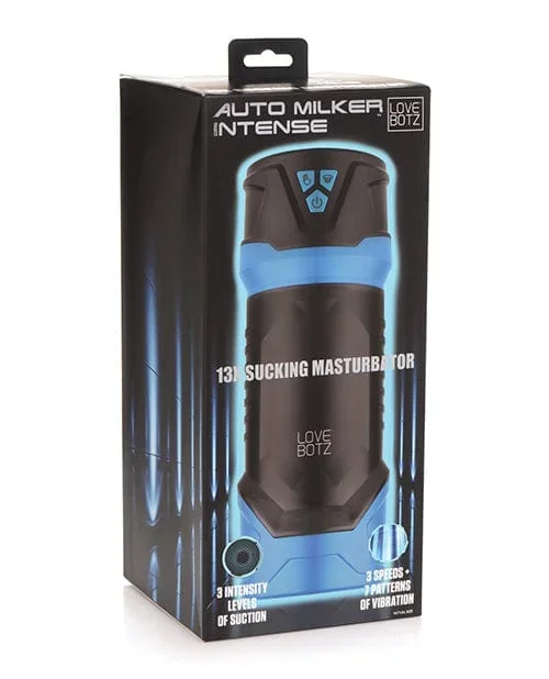 Lovebotz Auto Milker Intense 13x Sucking Masturbator – Black