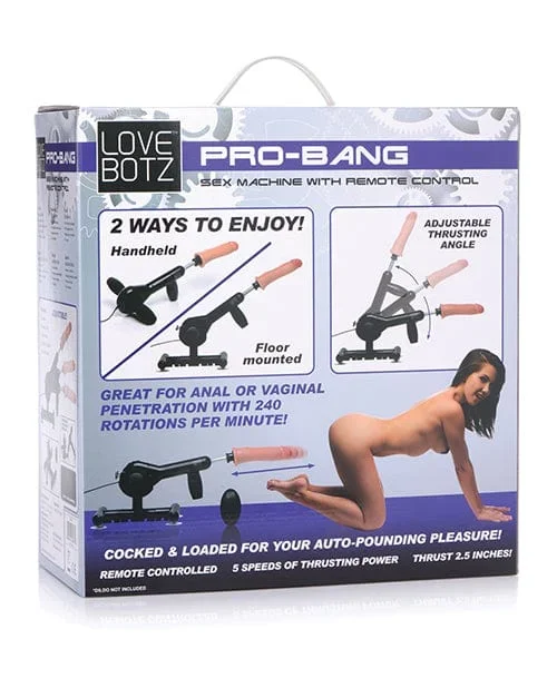 Lovebotz Pro-bang Sex Machine with Remote Control