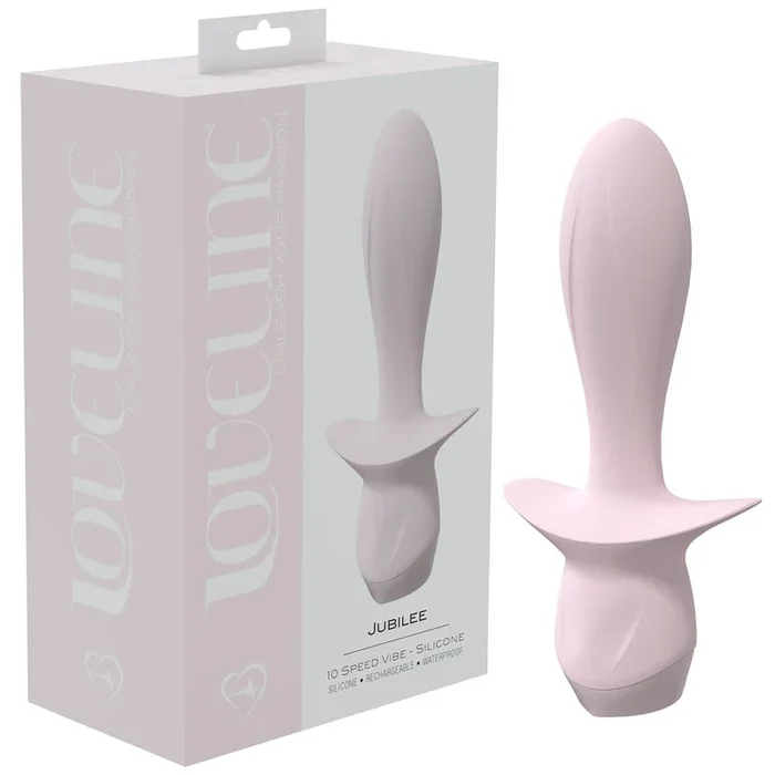 LOVELINE Jubilee – Pink 13.5 cm USB Rechargeable Vibrating Anal Plug