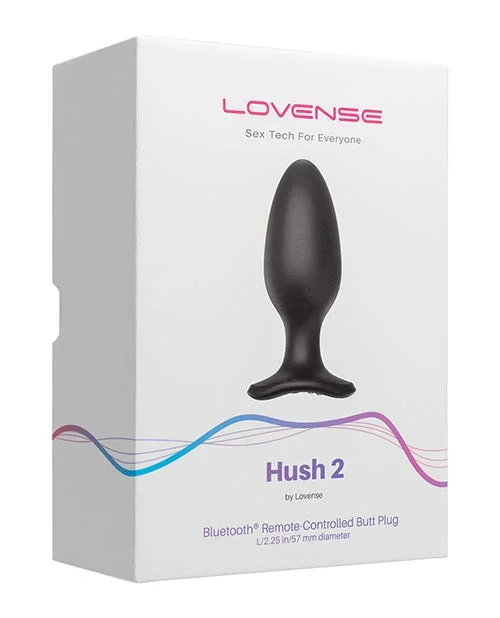 Lovense Hush 2 2.25″ Butt Plug – Black