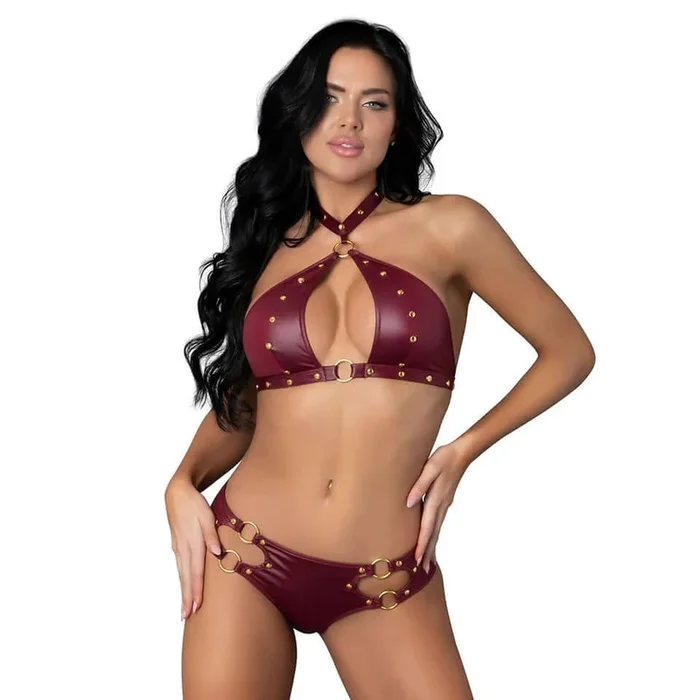 Lust Fetish Juno Burgundy S M