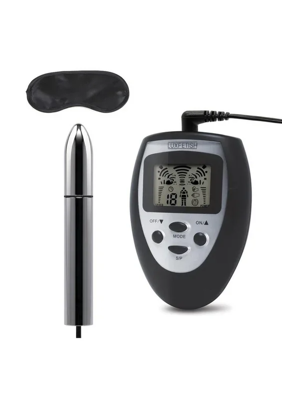 Lux Fetish Electro Sex Shock Wand with Remote Control