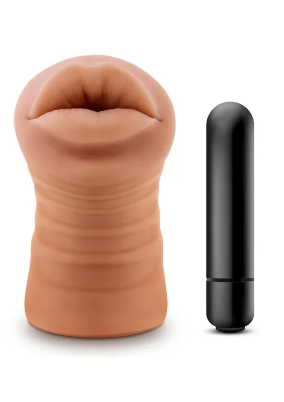 M For Men Isabella Vibrating Masturbator with Bullet – Mouth