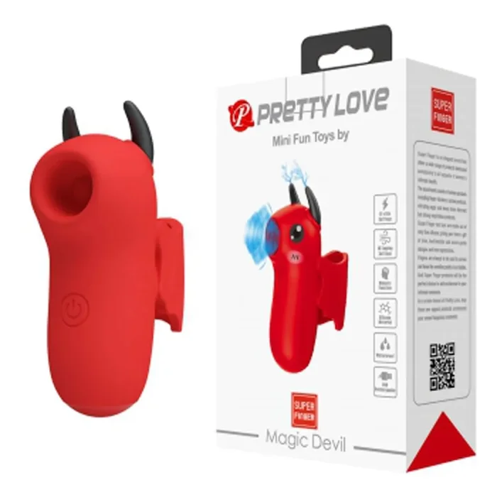 Magic Devil Finger Vibrator – Red