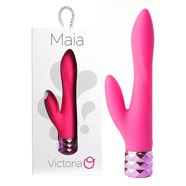 Maia Victoria – Pink 15.2 cm USB Rechargeable Rabbit Vibrator