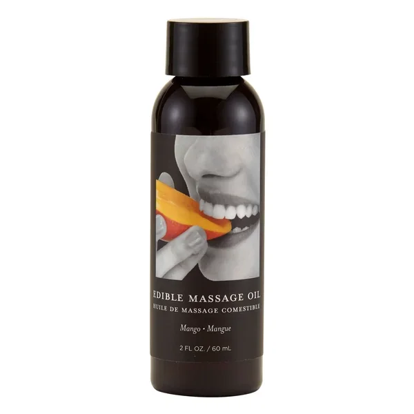 Massage Oil Edible Mango 2oz