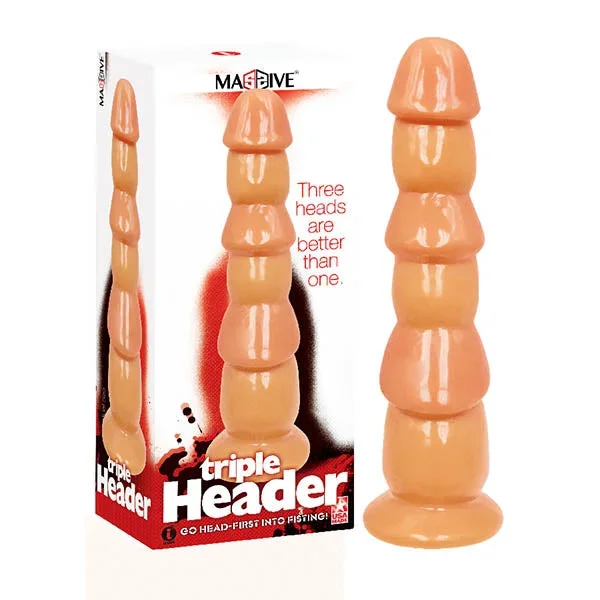Massive Triple Header – Flesh 3 Dick Head Dildo