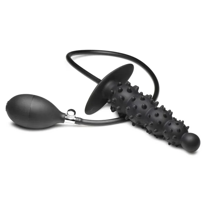 Master Series Ass Puffer Nubbed Inflatable Silicone Anal Plug