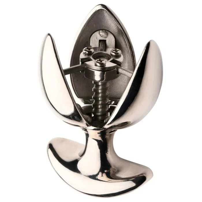Master Series Ass Vault Locking Ass Expander Butt Plug Silver