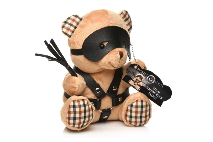 Master Series BDSM Bear Plush: A Cuddly Kink Companion by XR Brands
