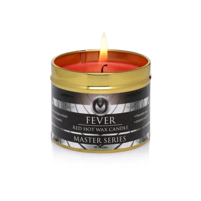 Master Series Fever Red Hot Wax Candle Red