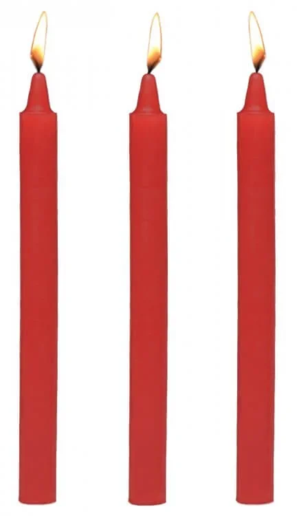 Master Series Fire Sticks Fetish Drip Candle Set Red: Ignite Your Passion with Sensation Play