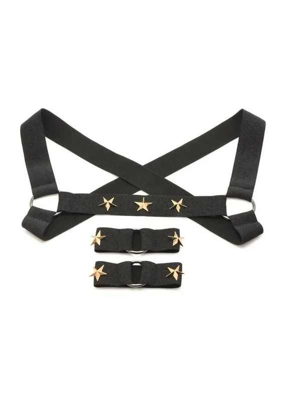 Master Series Rave Chest Harness with Arm Bands