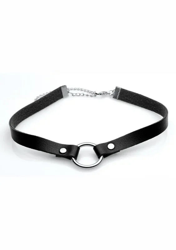 Master Series Silver Ring Slim Choker