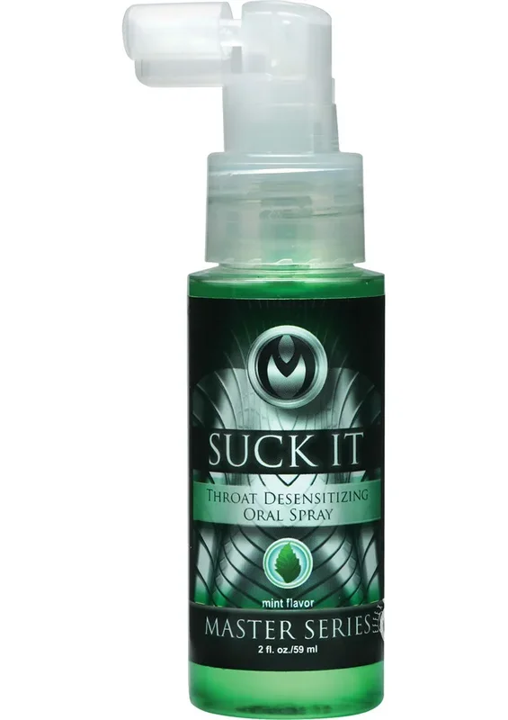 Master Series Suck It Throat Desensitizing Oral Spray Mint