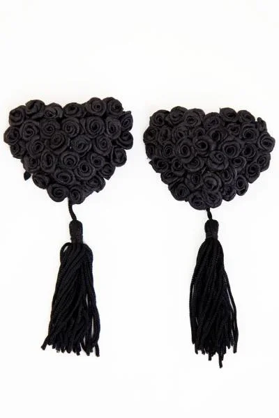Matilde Rose Nipple Tassels – Black