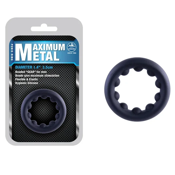 Maximum Metal – Black 35 mm Cock Ring