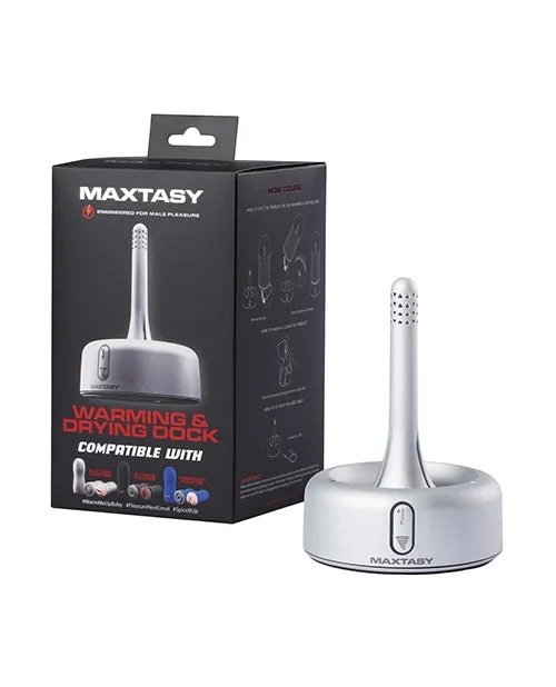 Maxtasy Warming & Drying Dock – Compatible with Suction Master, Stroke Master & Vibration Master