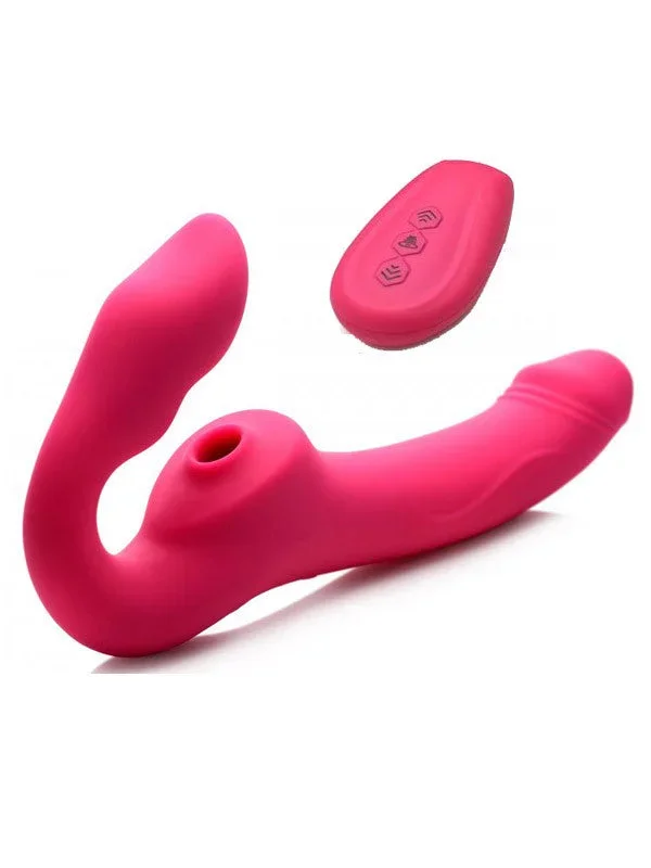 Mighty Licker Strapless Strap-On w/ Remote