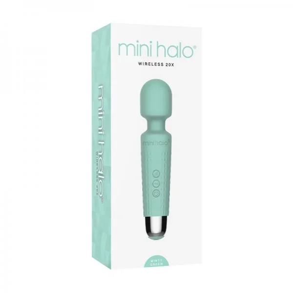 Mini Halo Wireless Wand 20x Silicone Minty Green