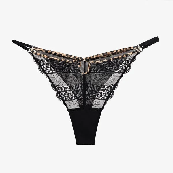 Mirage Adjustable G-String – Brown/Black –