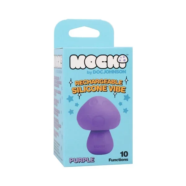 Mochi Mushroom Rechargeable Silicone Vibe – Purple