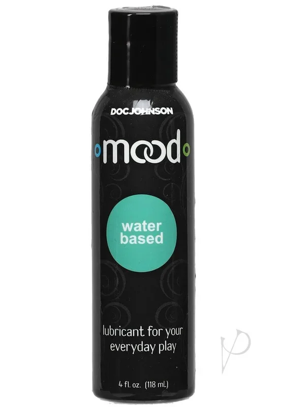 Mood Water-Based Lube 4 Oz for Intimate Pleasure and Toy Play