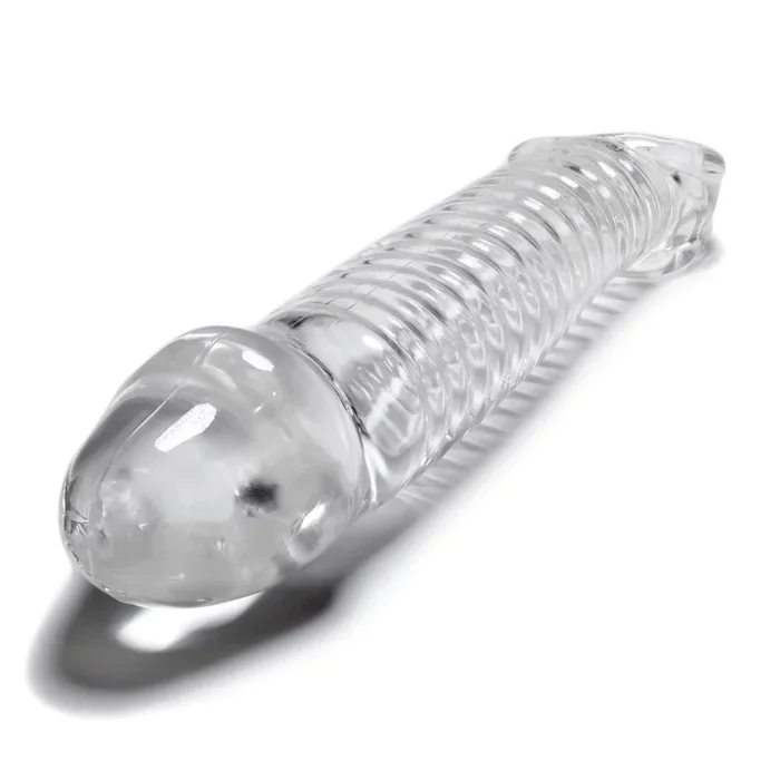 Muscle Cocksheath Clear 9.25 Inch Length for Enhanced Pleasure