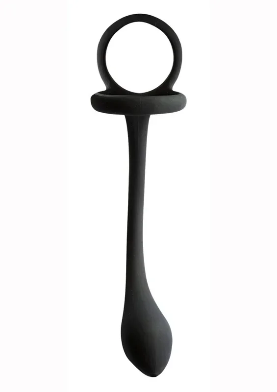 My Cock Ring Silicone Cock Ring with Butt Plug