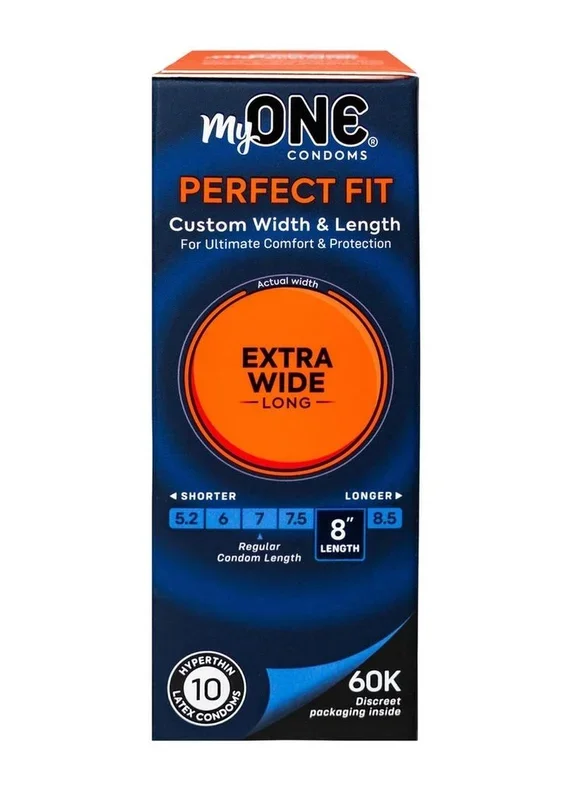 My One Extra Wide and Long Condoms