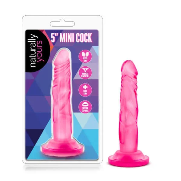 Naturally Yours 5 Inches Mini Cock Pink Realistic Dildo