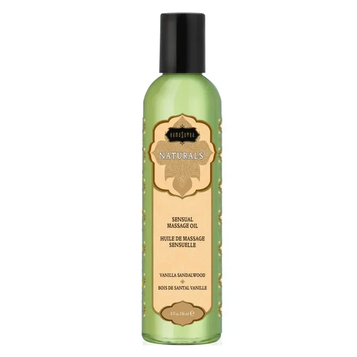 Naturals Massage Oil – Vanilla Sandalwood 8 Fl. Oz.